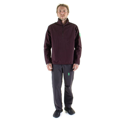 Half Zip Nylon Windbreaker