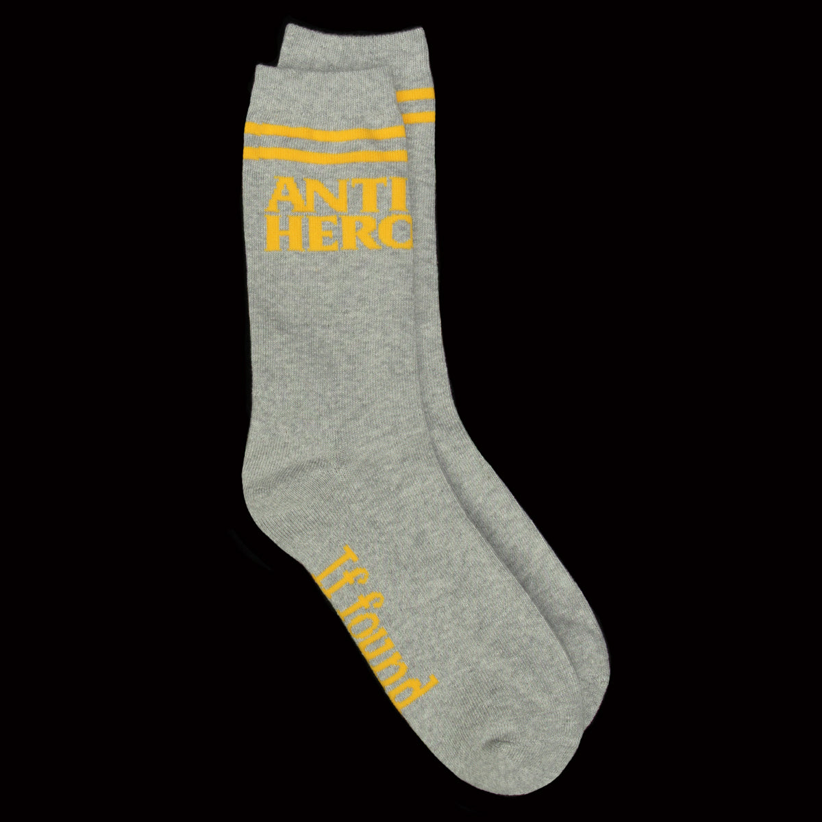 Black Hero If Found Sock