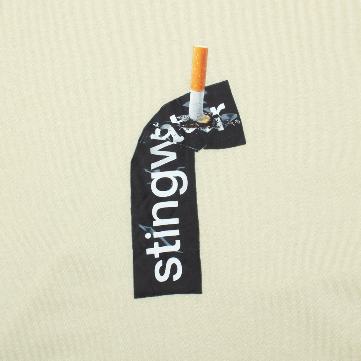 Cig & Sticker T-Shirt