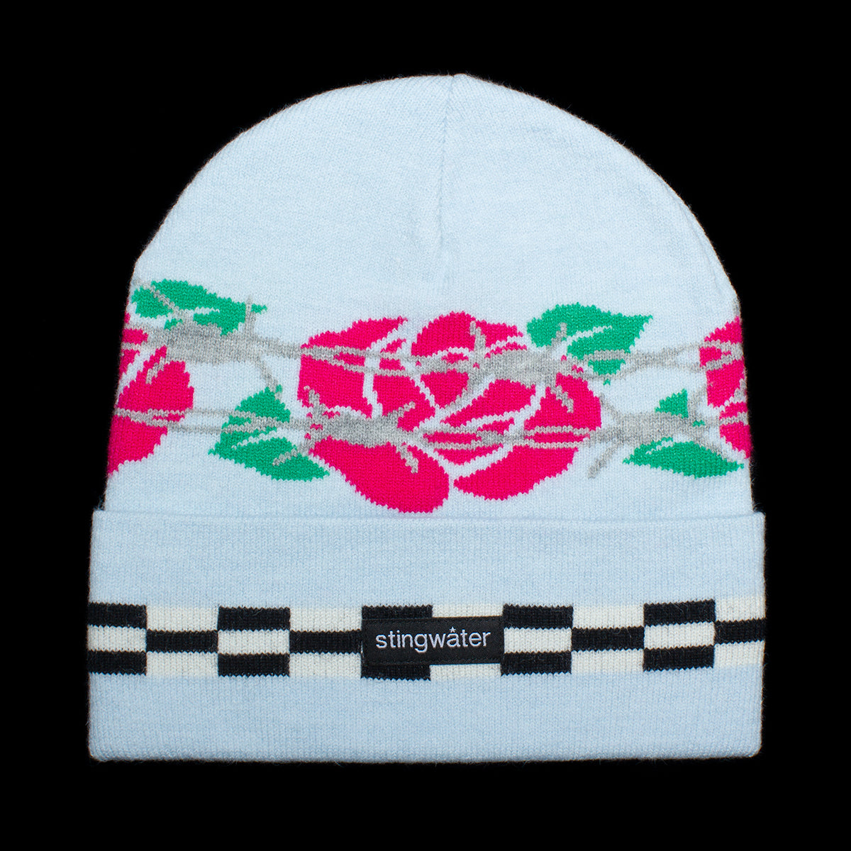 Rose Cuff Beanie