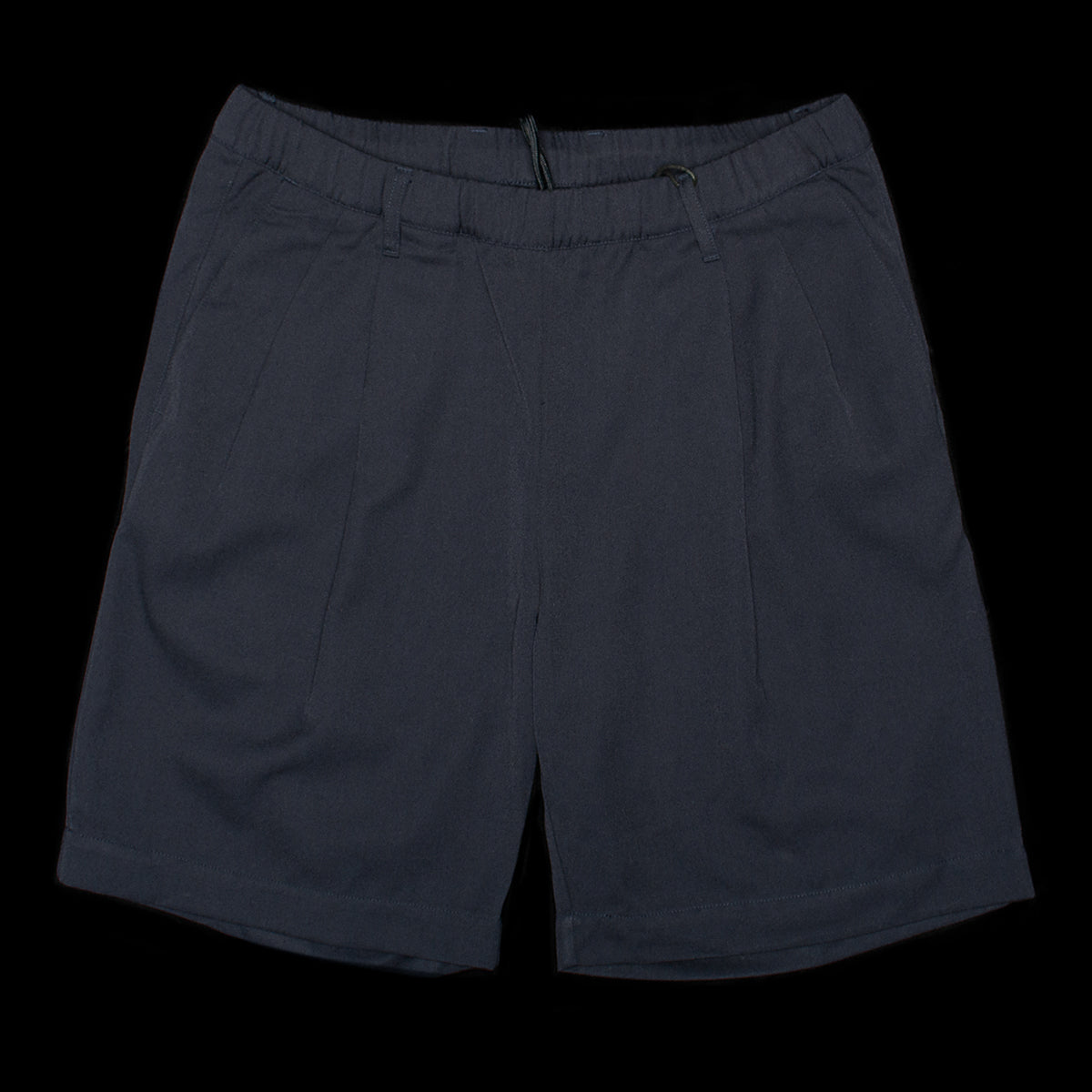 Pleated Twill Shorts