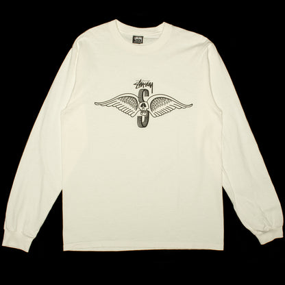 Skull Wings Pigment Dyed L/S T-Shirt