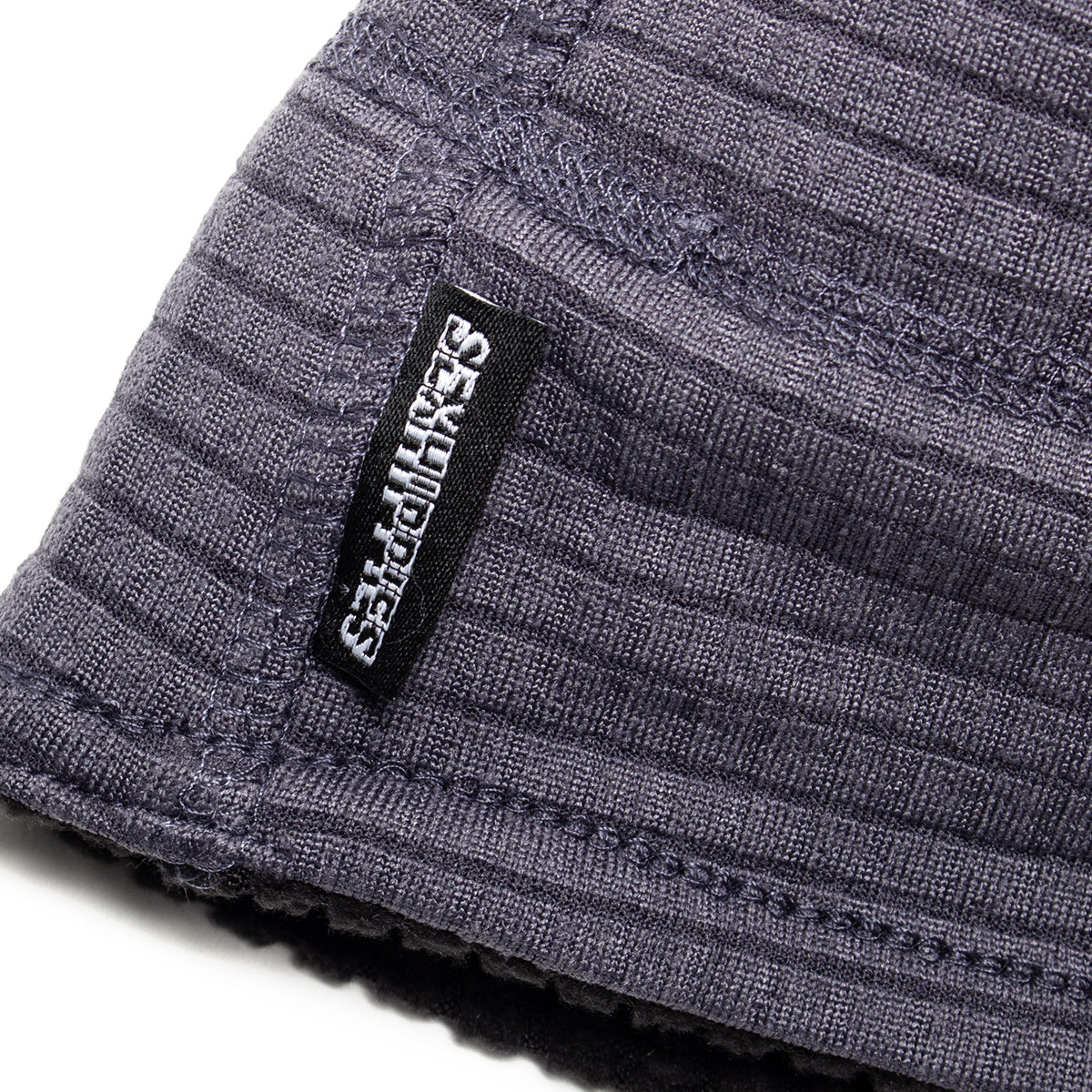 Reversible Grid Fleece Beanie