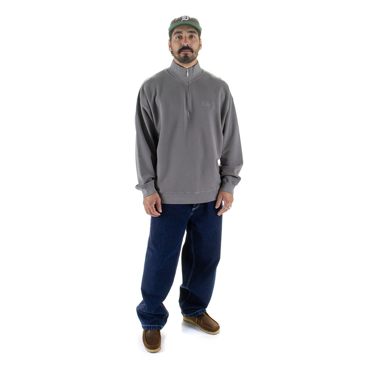 Half Zip L/S Pique Shirt