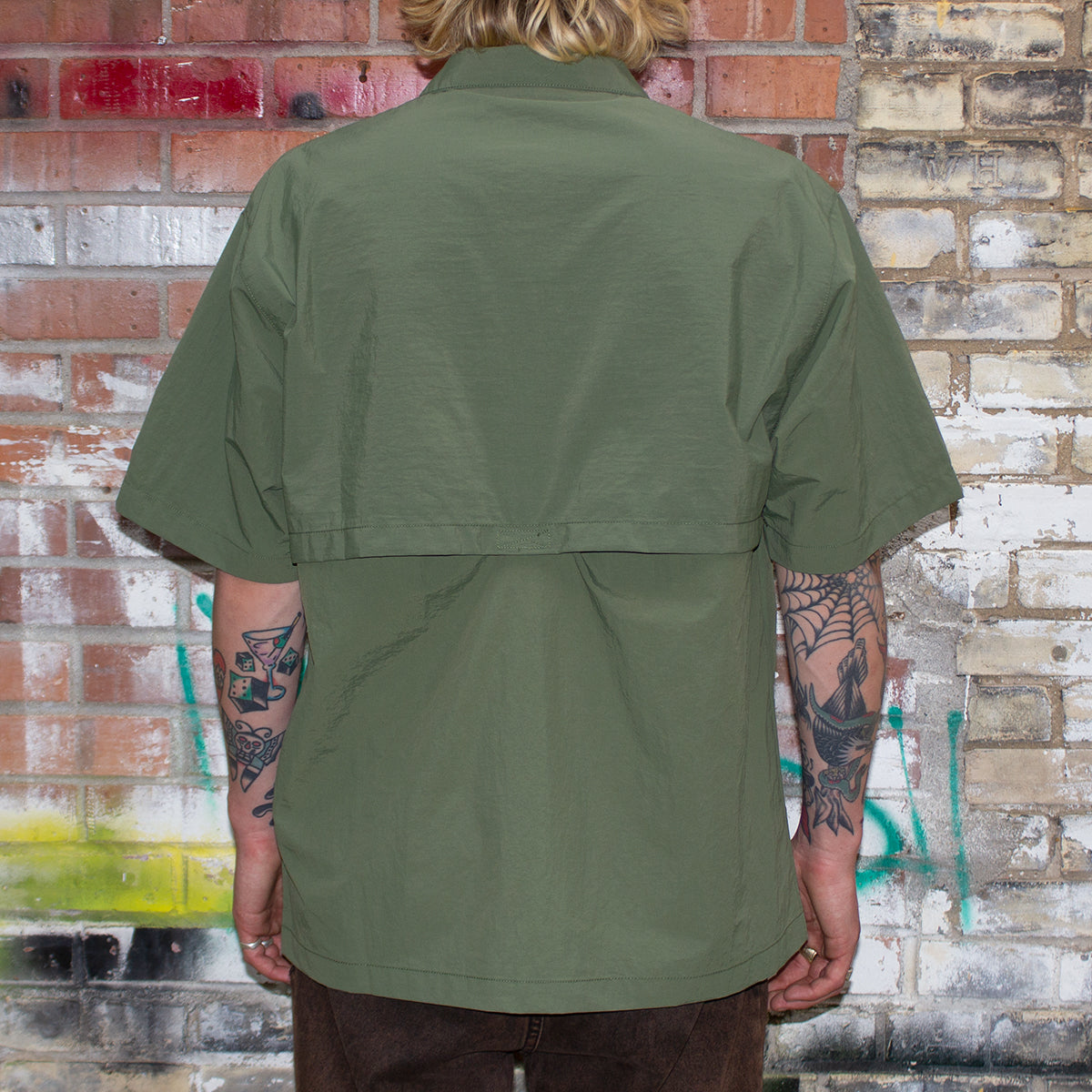 Nylon Camp Shirt