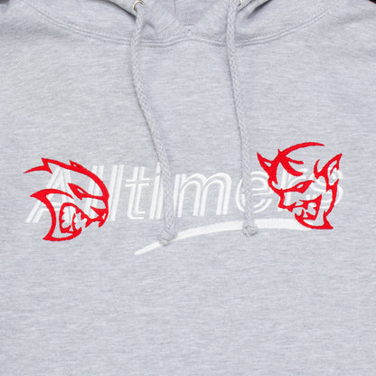 Hell Demon Embroidered Hoodie
