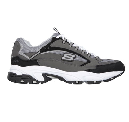 Skechers Men's Stamina Cutback Shoes - Charcoal / Black