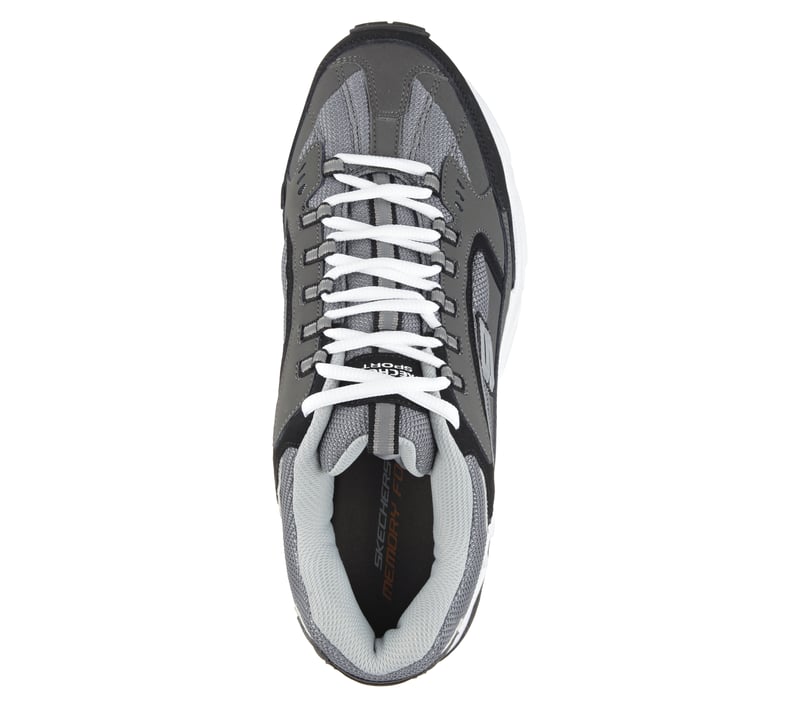 Skechers Men's Stamina Cutback Shoes - Charcoal / Black