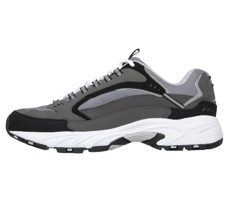 Skechers Men's Stamina Cutback Shoes - Charcoal / Black
