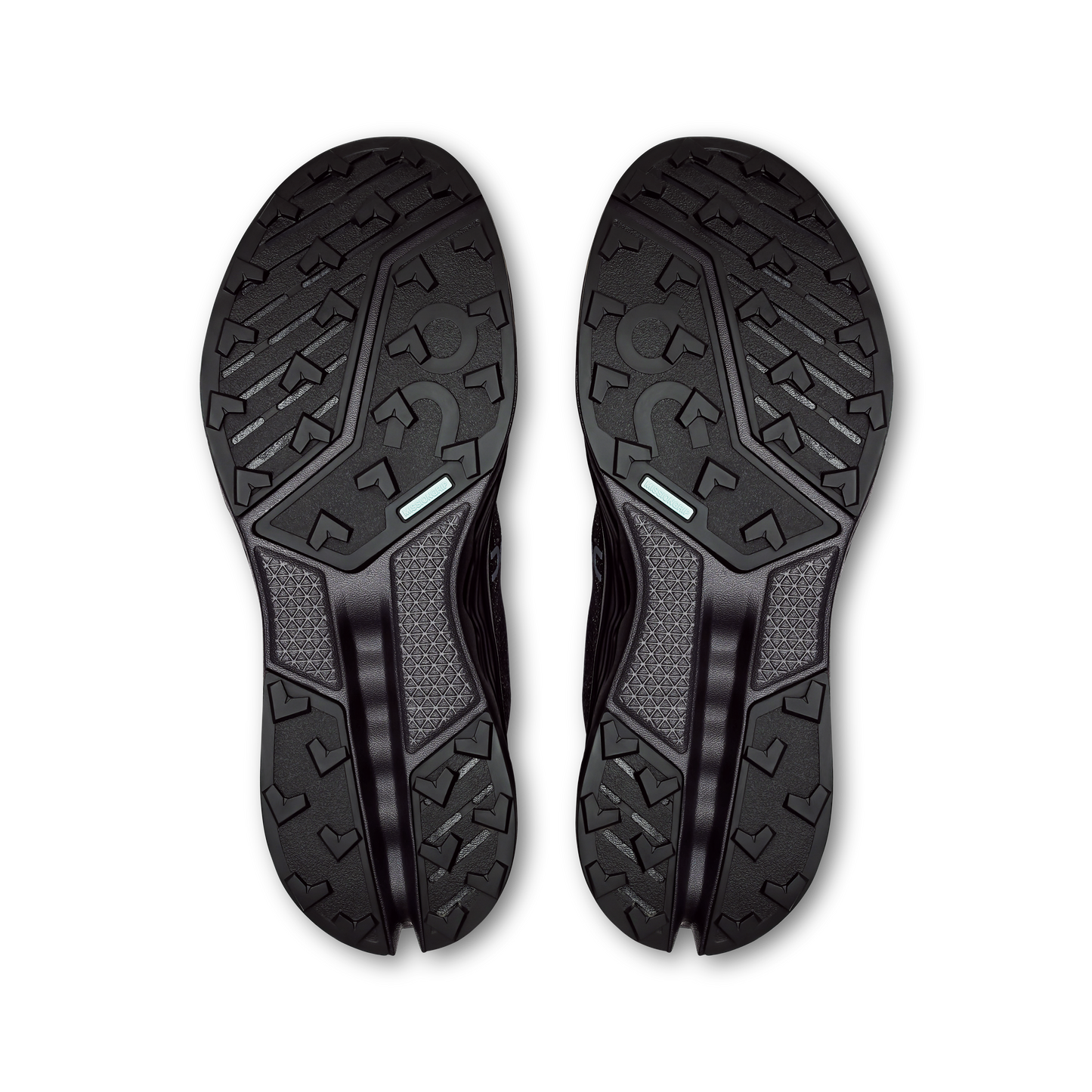 On Running Men's Cloudsurfer Trail 2 Waterproof Shoes - Black / Black