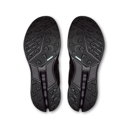 On Running Men's Cloudsurfer Trail 2 Waterproof Shoes - Black / Black