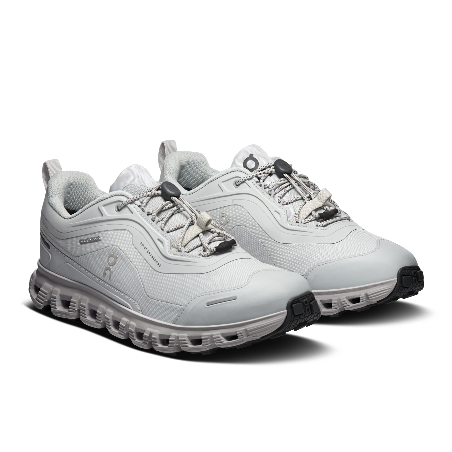 On Running Women's Cloud 6 Geo Waterproof Shoes - Wolf / Wolf