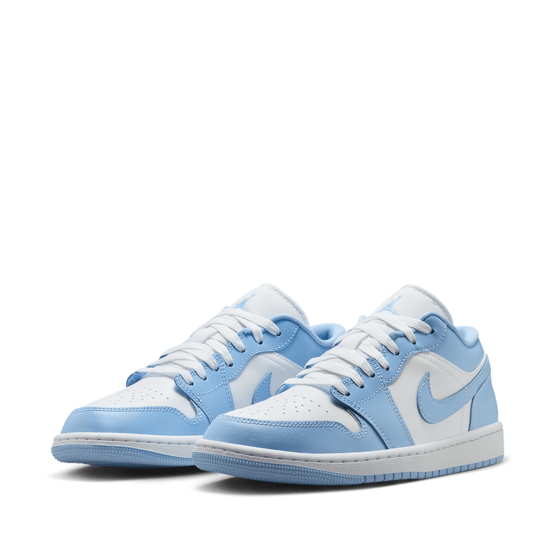 Nike Women's Air Jordan 1 Low Shoes - White / Aluminum