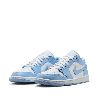 Nike Women's Air Jordan 1 Low Shoes - White / Aluminum