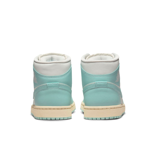 Nike Women's Air Jordan 1 Mid Shoes - Sail / Light Dew / Muslin