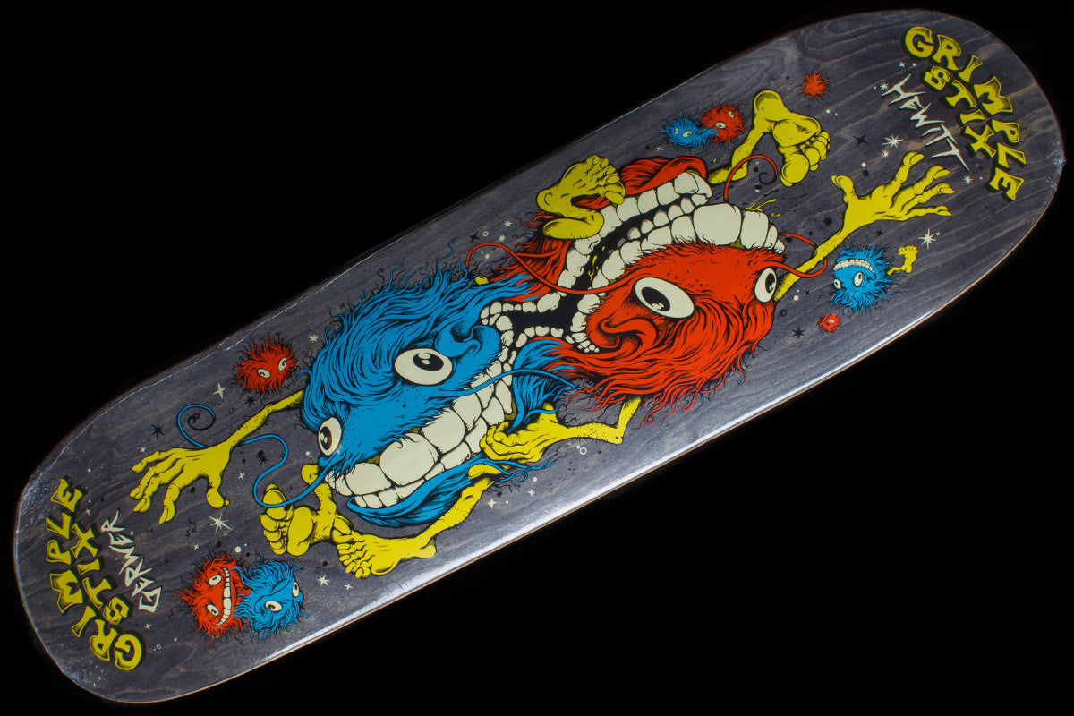 Conjoined Twins Gray Deck 9"