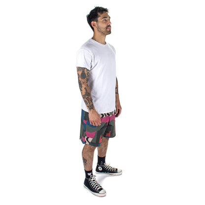 Distorted Camo Shorts