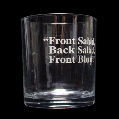 Front Salad Rocks Glass