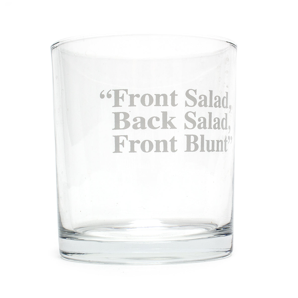 Front Salad Rocks Glass