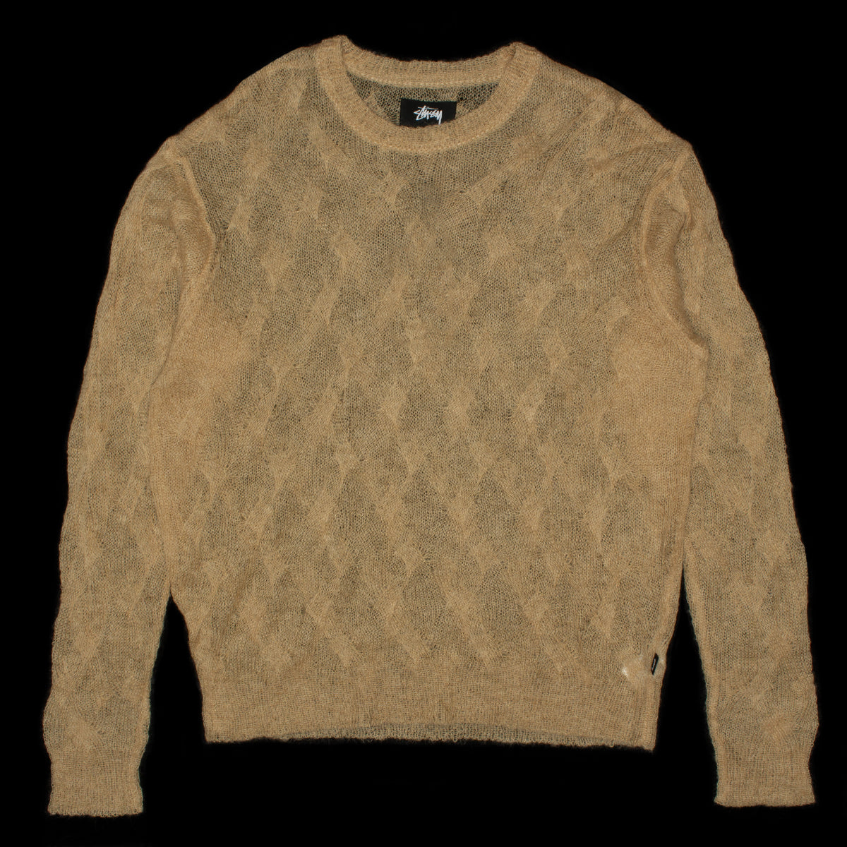 Loose Knit Cross Cable Sweater