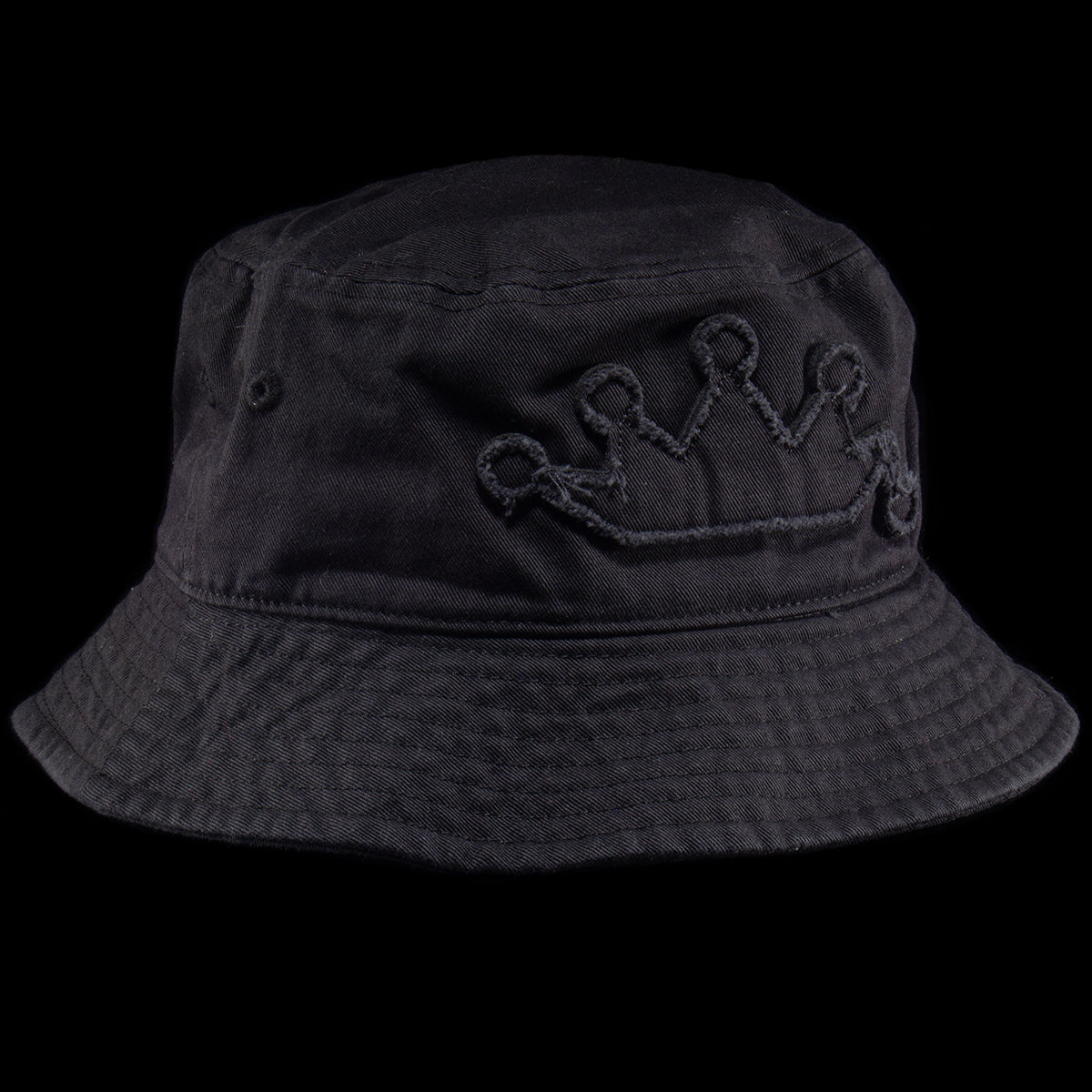 Crown Applique Bucket Hat