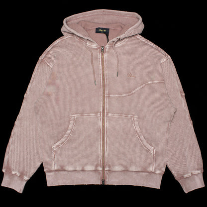 Premium Waffle Zip Hoodie