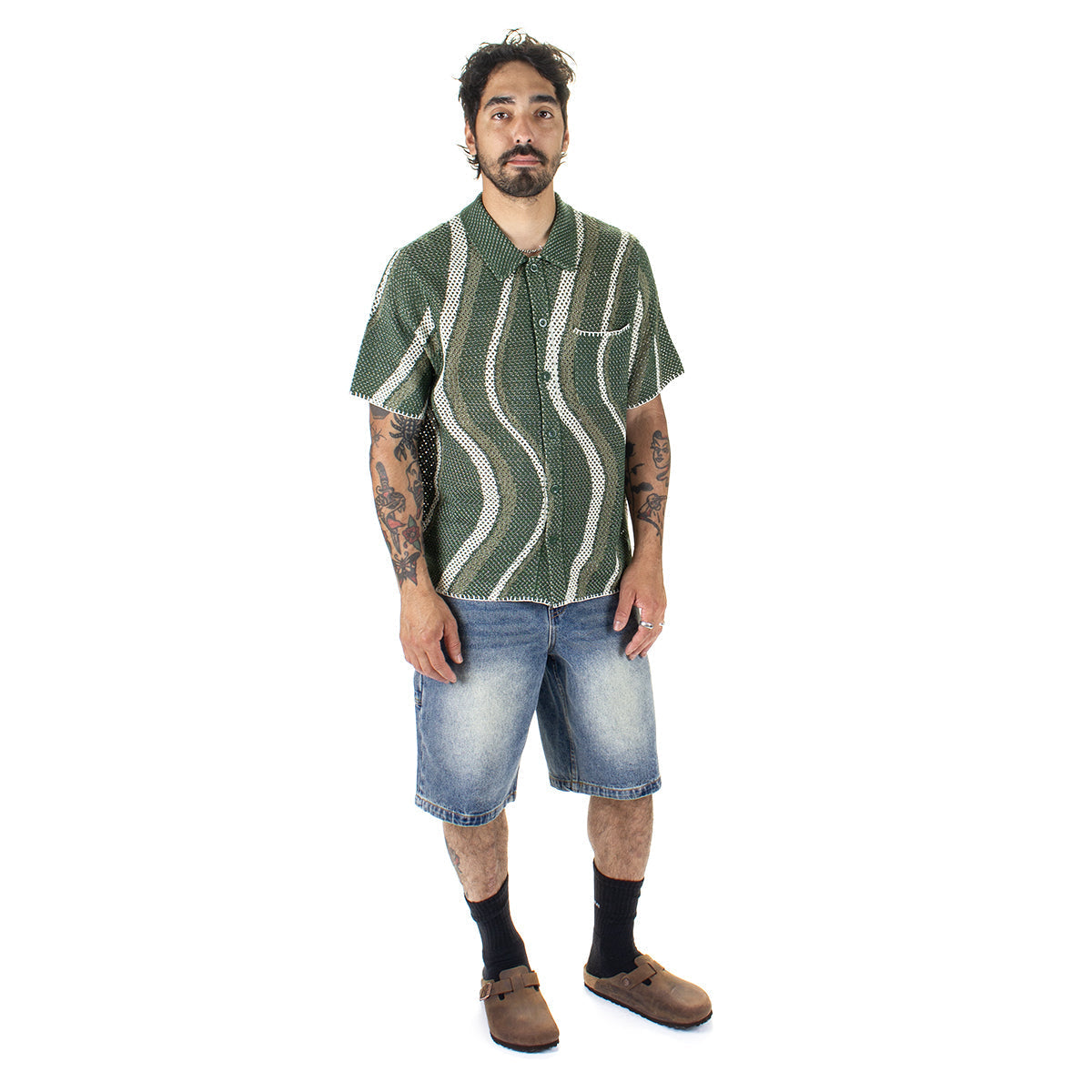 Soleil Knit Button Up