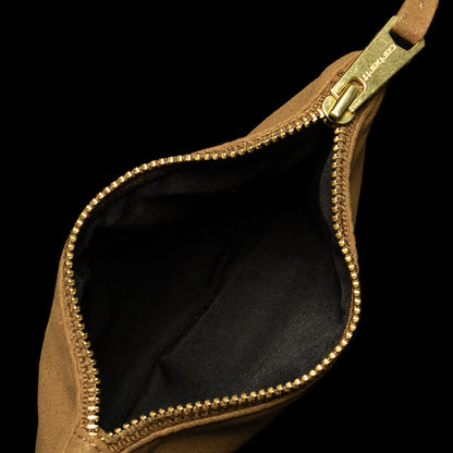 Suede Zip Wallet