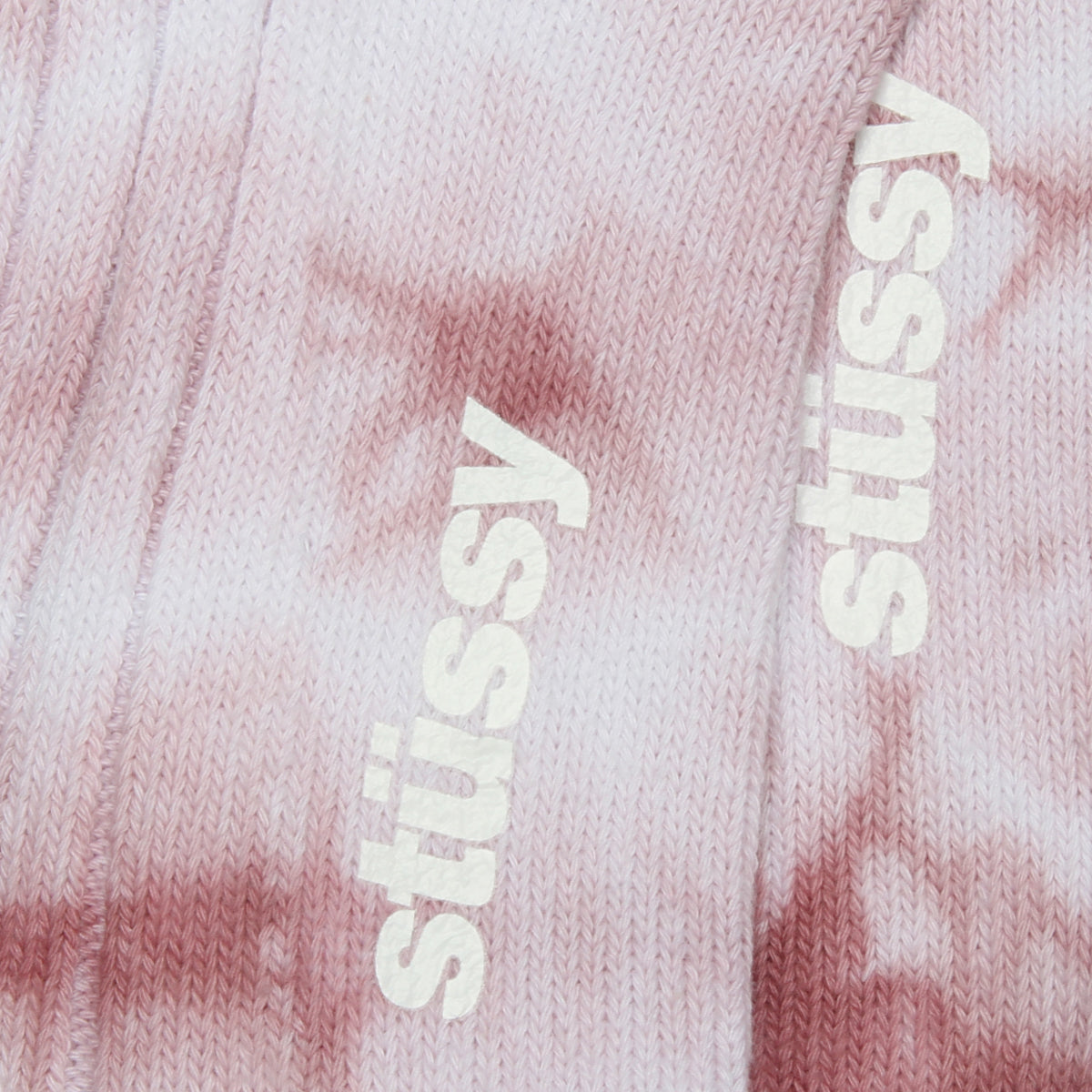 Dyed Ribbed Crew Sock