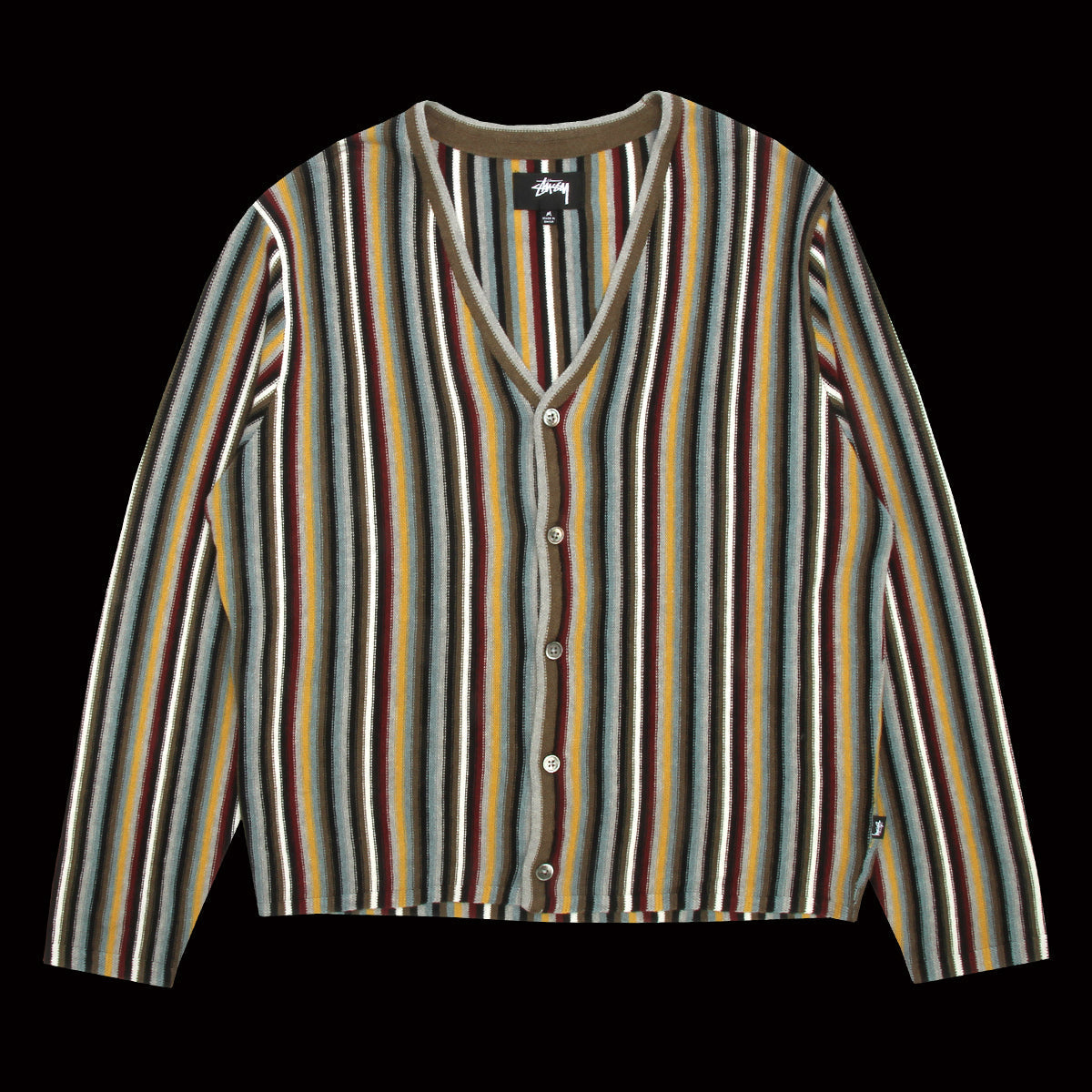 Stripe Pattern Cardigan