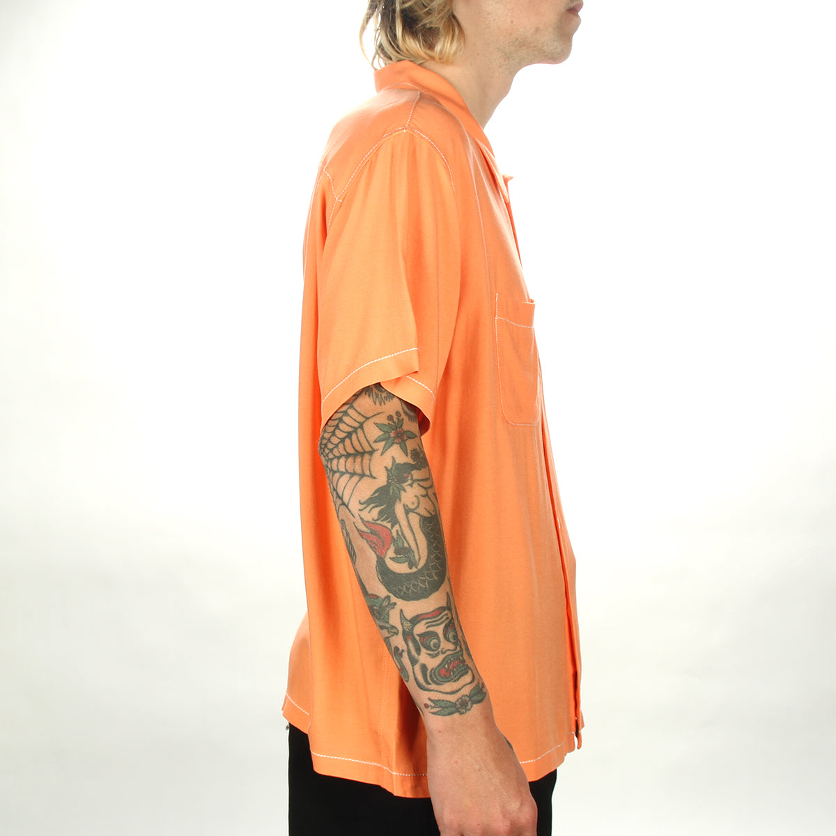Contrast Pick Stitched Shirt