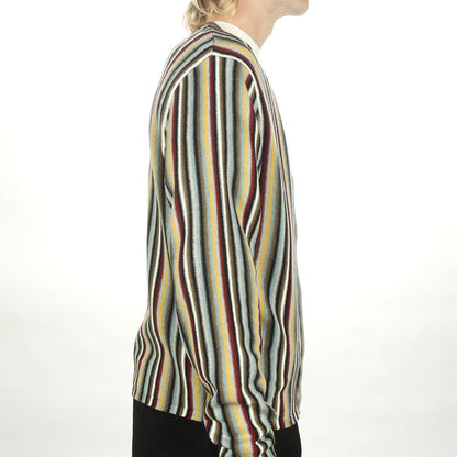 Stripe Pattern Cardigan