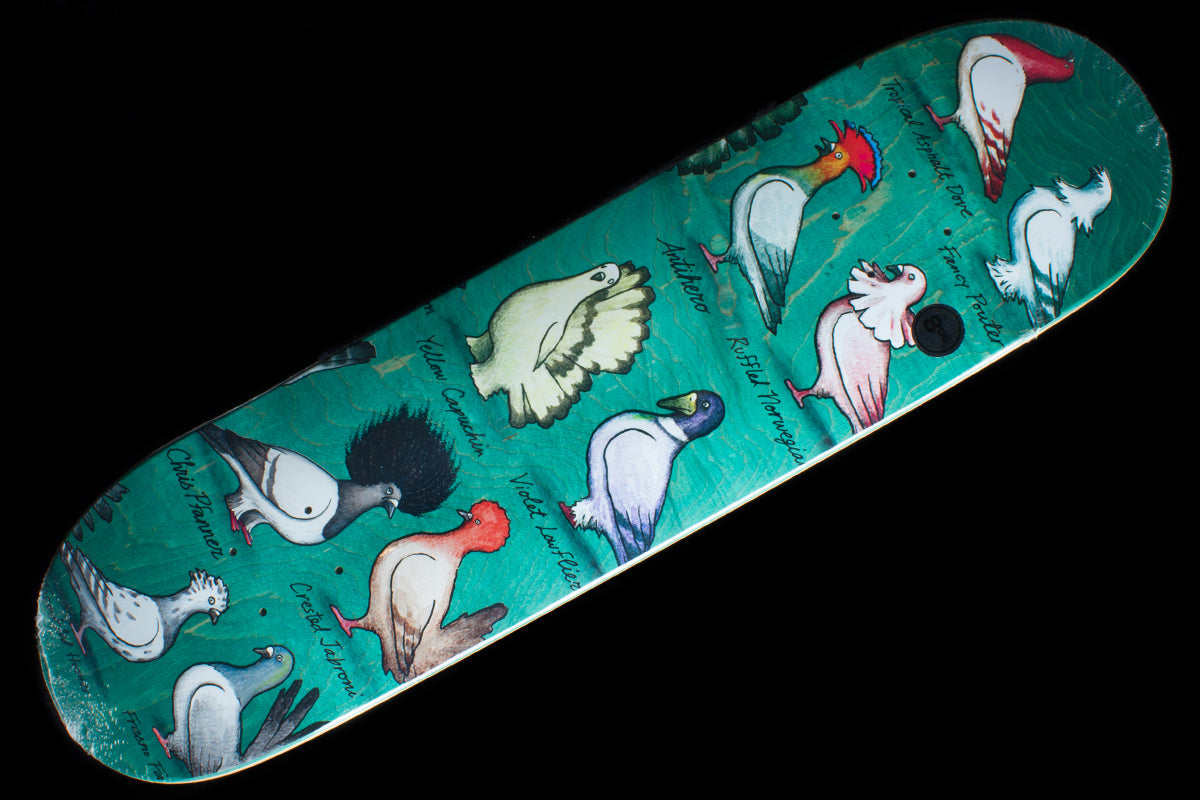 Phanner Show Pigeons Deck Teal 8.06