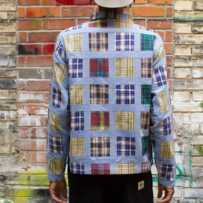 Madras Patchwork Zip Jacket