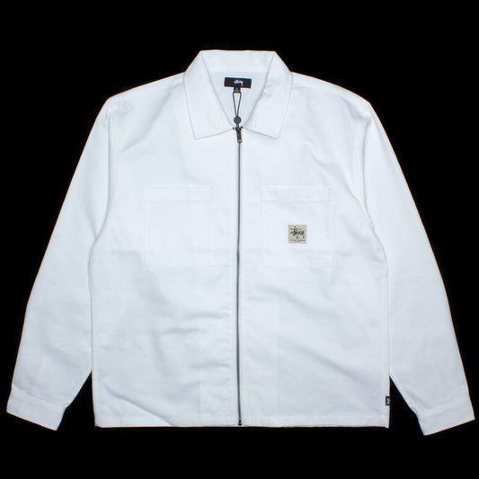 Zip Up Work L/S Shirt