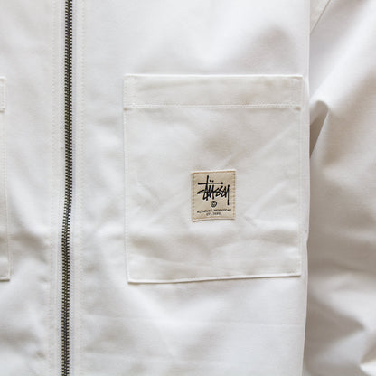 Zip Up Work L/S Shirt