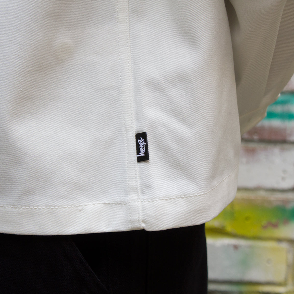 Zip Up Work L/S Shirt