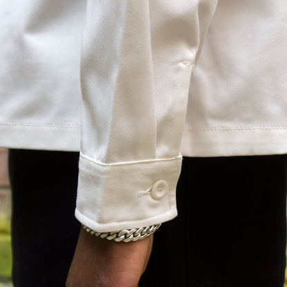 Zip Up Work L/S Shirt