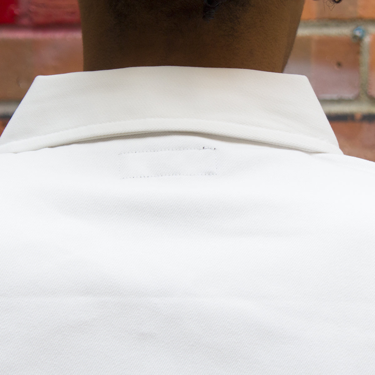 Zip Up Work L/S Shirt