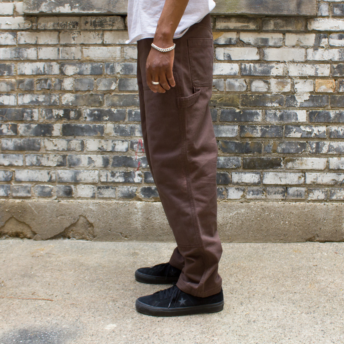 Spotted Bleach Work Pant