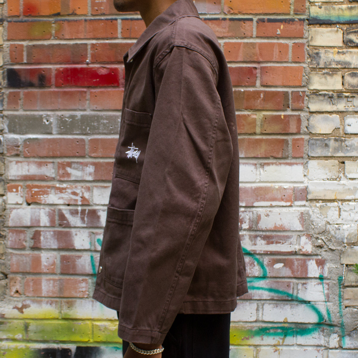 Spotted Bleach Chore Jacket