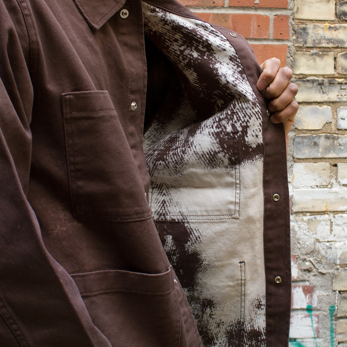 Spotted Bleach Chore Jacket