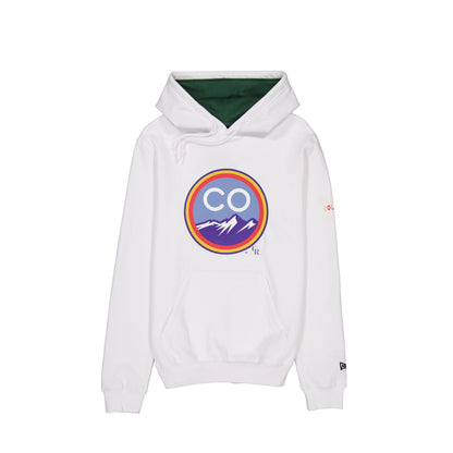 Colorado Rockies City Connect White Hoodie