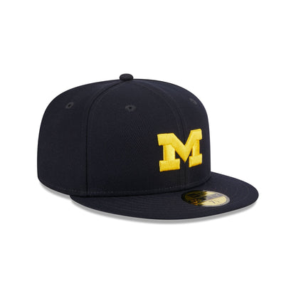 Michigan Wolverines Blue 59FIFTY Fitted Hat