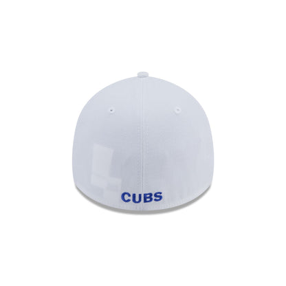 Chicago Cubs Optic White 39THIRTY Stretch Fit Hat