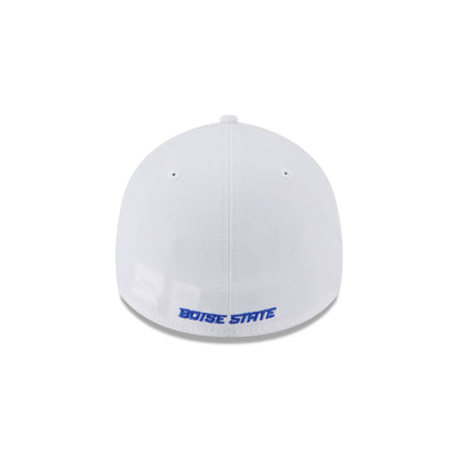 Boise State Broncos Optic White 39THIRTY Stretch Fit Hat