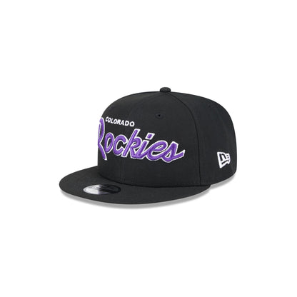 Colorado Rockies Script Kids 9FIFTY Snapback Hat