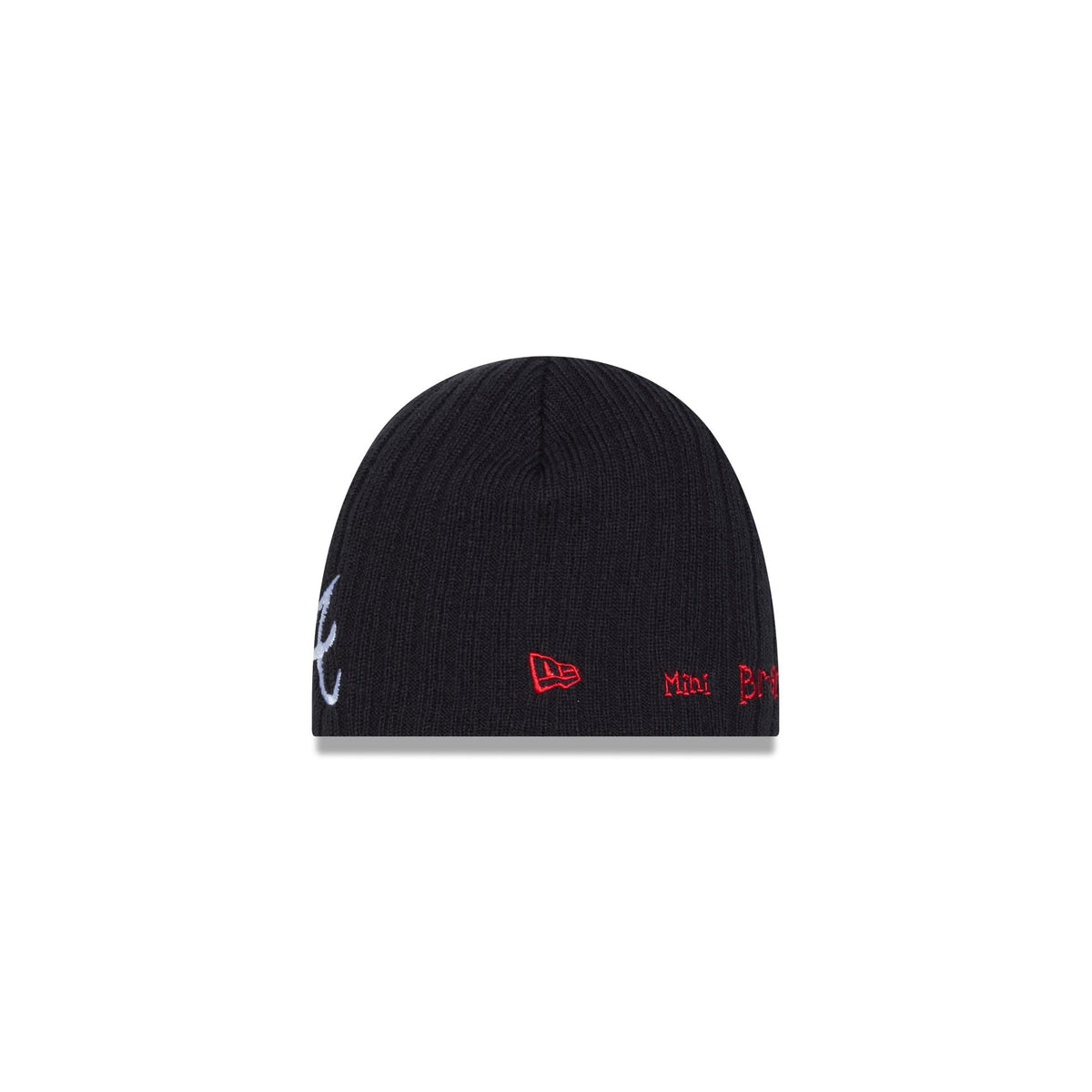 Atlanta Braves Mini Fan Kids Skull Knit Hat