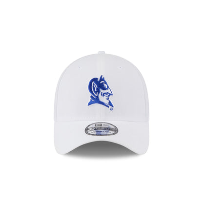 Duke Blue Devils Optic White 39THIRTY Stretch Fit Hat