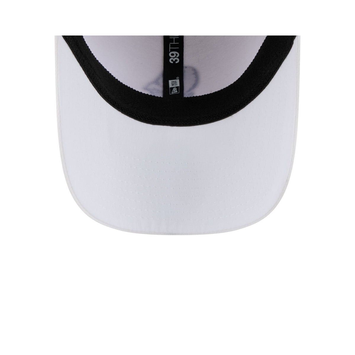 Duke Blue Devils Optic White 39THIRTY Stretch Fit Hat